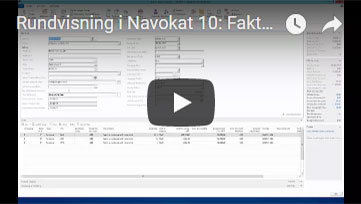 Rundvisning i Navokat 10: Fakturer (Windows Klient)