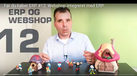 Webshop og ERP involverer mange roller
