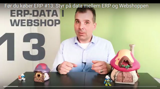 Styr på data mellem ERP og Webshoppen