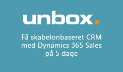 Unbox af CRM med Dynamics 365 Sales