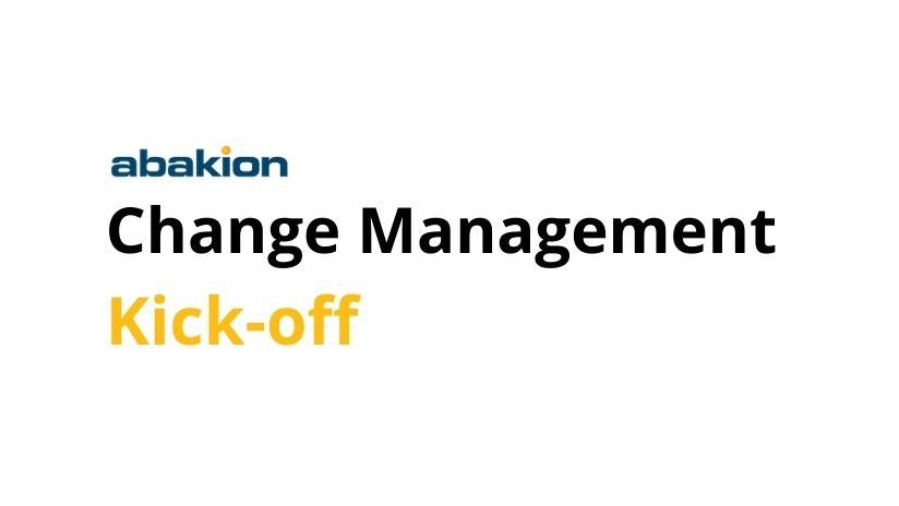 Change Management Kick-off