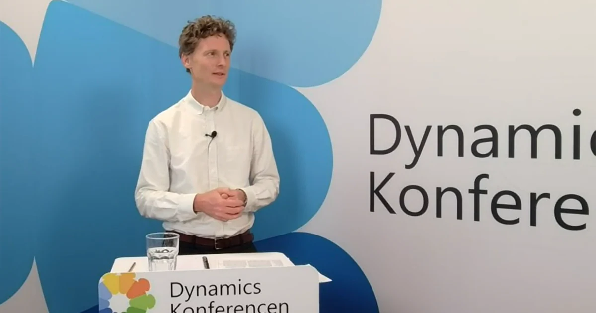 Anders Lindskov ved Dynamics Konferencen