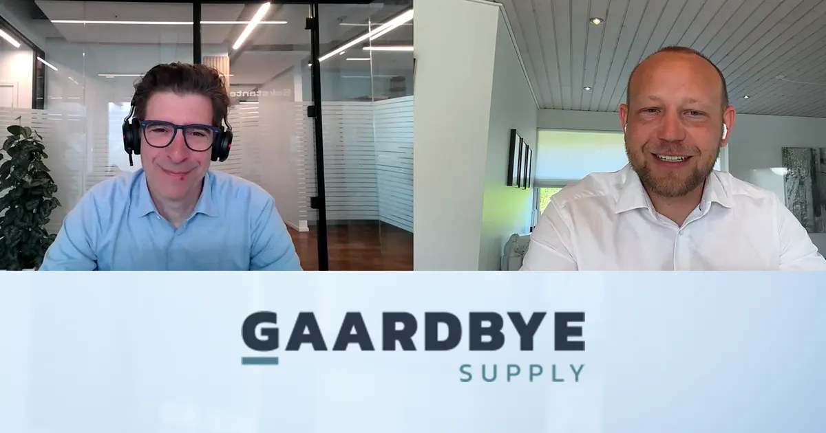 Automatiseret ordrehåndtering og minimal vedligeholdelse hos Gaardbye Supply