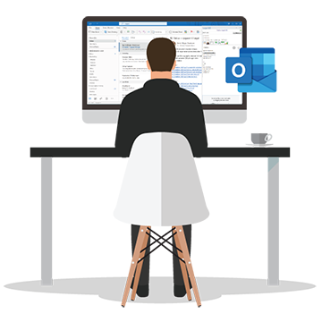 Designet til din arbejdsdag i Outlook