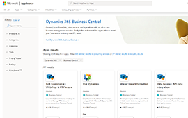 Download app'en på Microsoft AppSource
