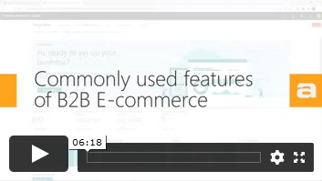 Almindelige funktioner i B2B Ecommerce