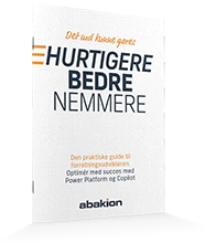 Guide til optimering med Power Platform