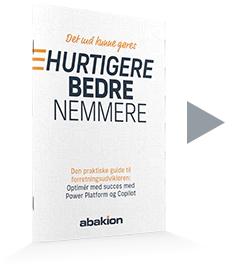 Guide til optimering med Power Platform