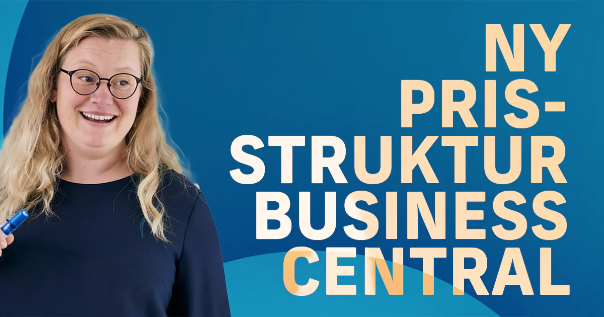 Ny prisstruktur i Business Central