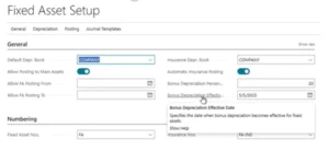 Opsætning af den nye funktionalitet til bonusafskrivning