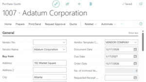 Kreditornummeret vil være blankt