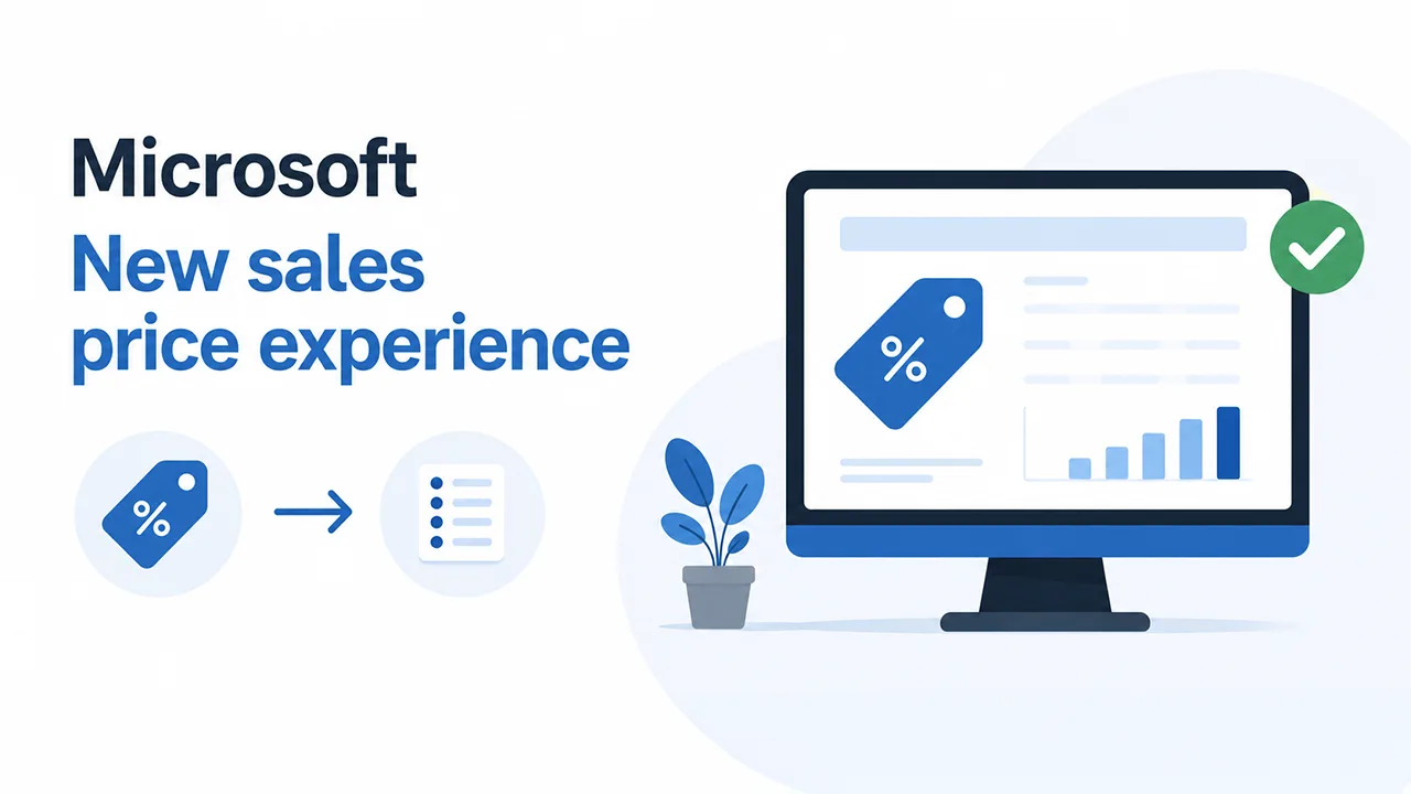Migrering til New Sales Price Experience