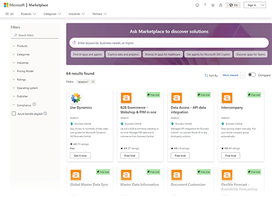 Microsoft Marketplace